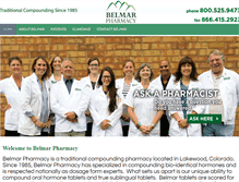 Tablet Screenshot of belmarpharmacy.com